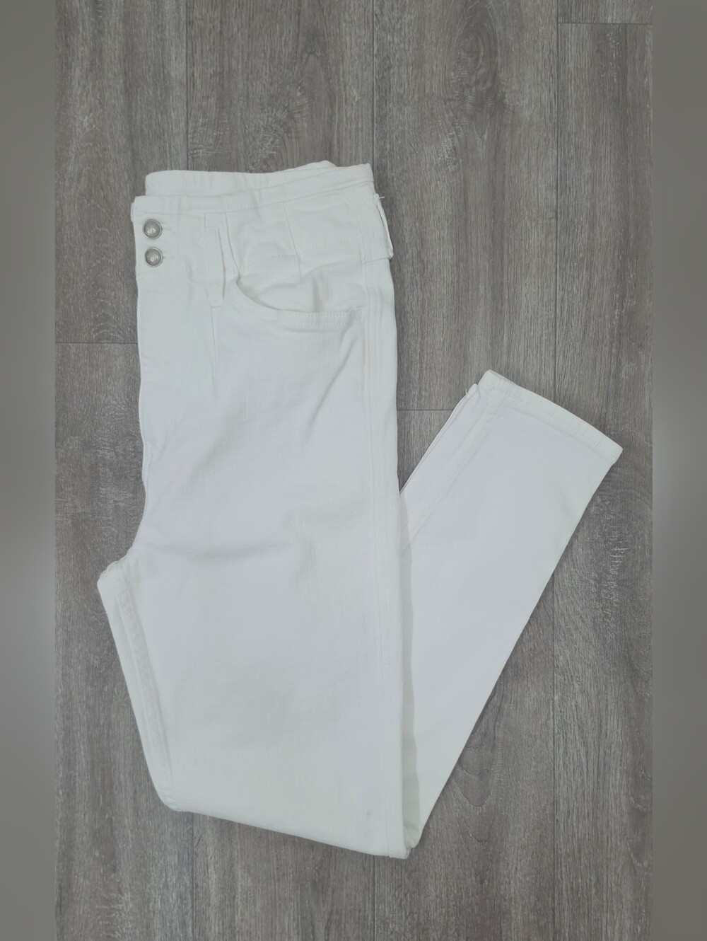 rag & bone White Skinny Jeans - High Rise-Size 29